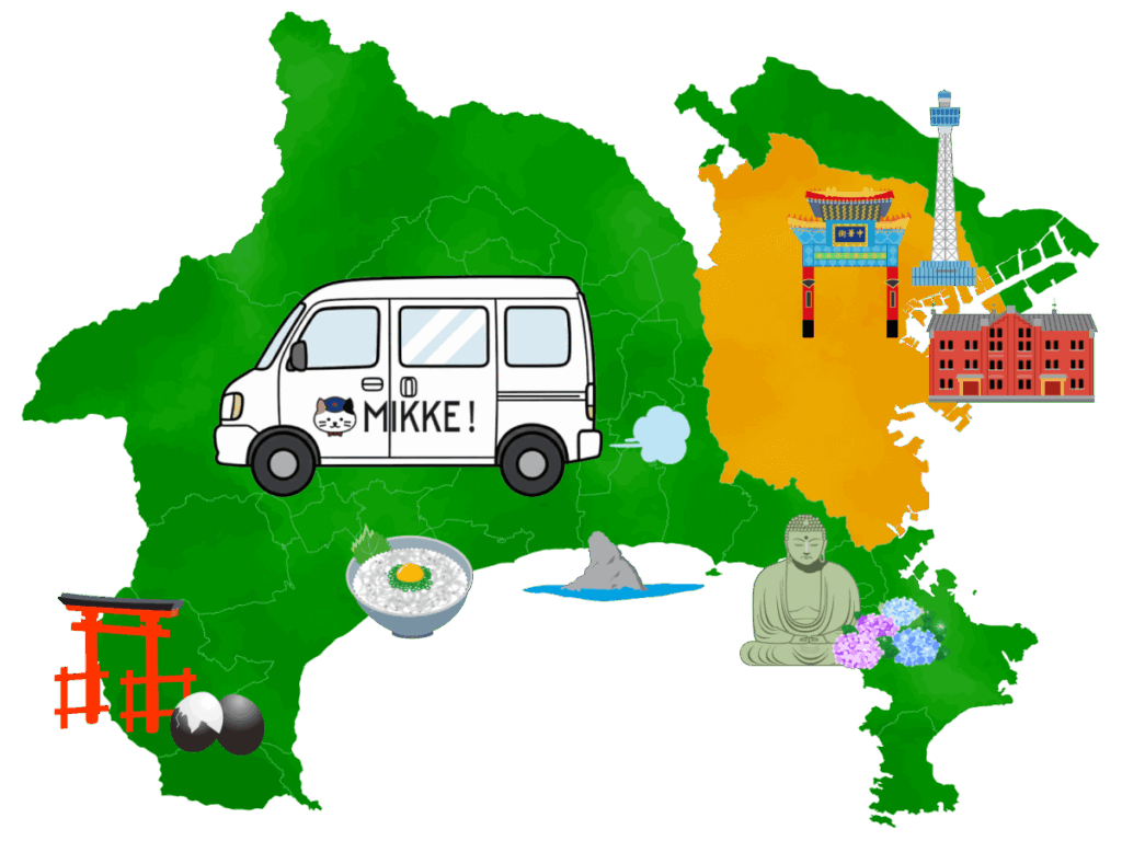 神奈川県マップ