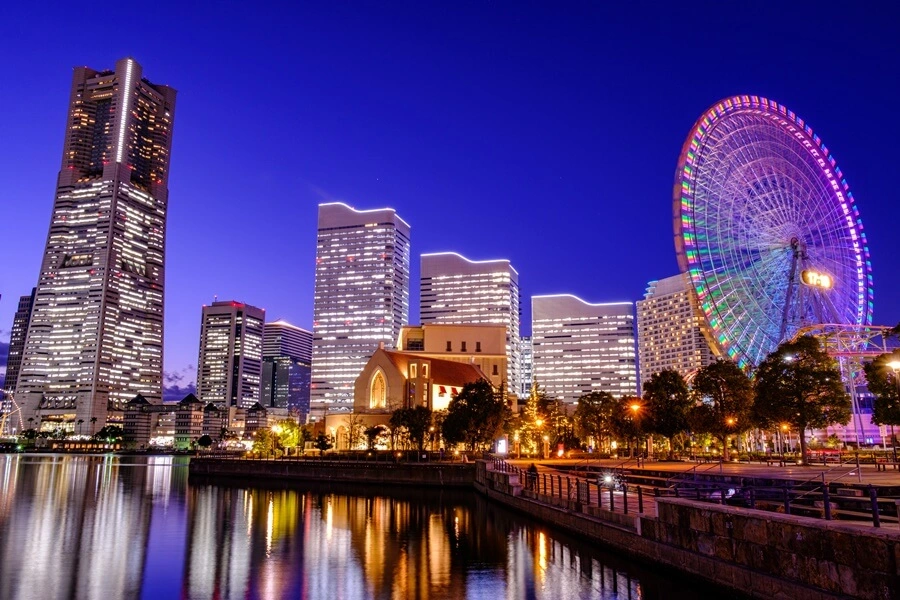 みなとみらいの夜景